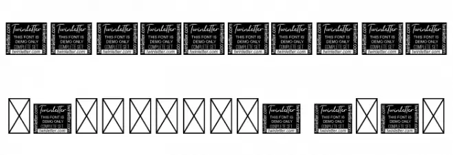 Jeenull Personal Use Font OTHER CHARS