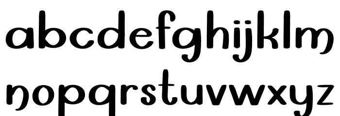 Jeep Road Font LOWERCASE