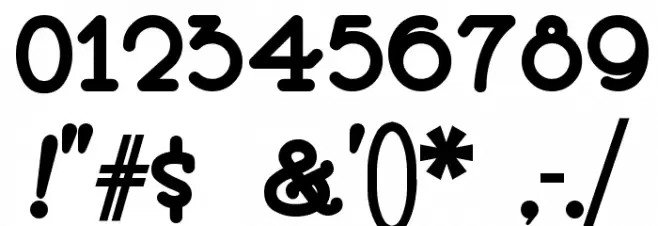 Jeepers Font OTHER CHARS