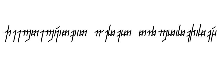 Jeernervaniaan Qelis NormalItalic フォント