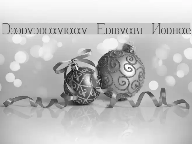 Jeernervaniaan Sribnaki Normal Font examples