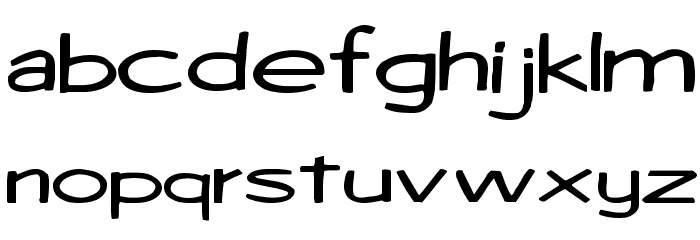 Jeff-Chris Bold Font LOWERCASE