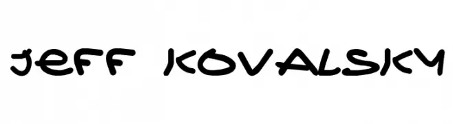 Jeff Kovalsky  Descarca Fonturi Gratis