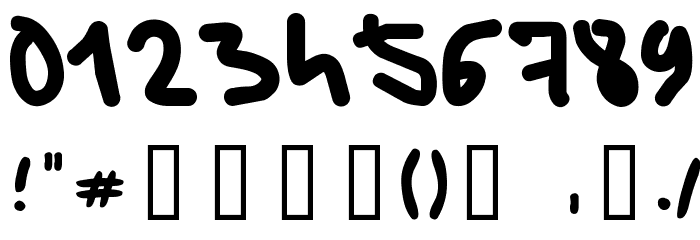Jeff Kovalsky Font OTHER CHARS