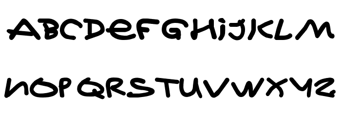 Jeff Kovalsky Font LOWERCASE