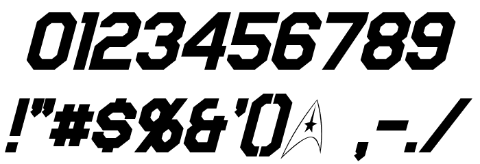 Jefferies Bold Italic Font OTHER CHARS