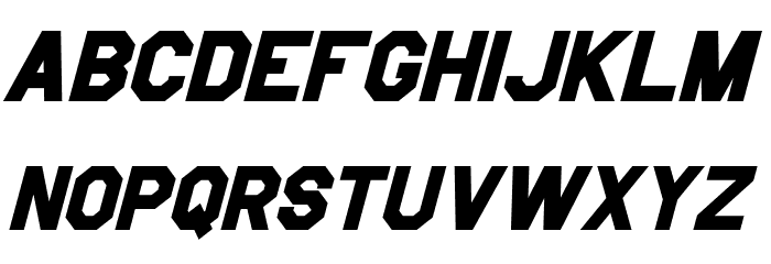 Jefferies Bold Italic Font LOWERCASE