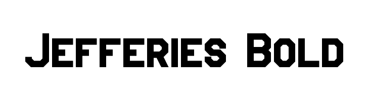 Jefferies Bold  免费字体下载