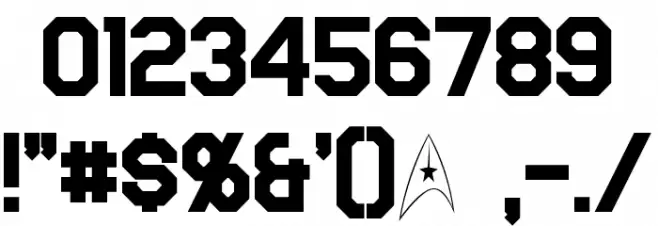 Jefferies Bold Font OTHER CHARS