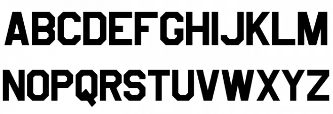 Jefferies Bold Шрифта ВЕРХНИЙ