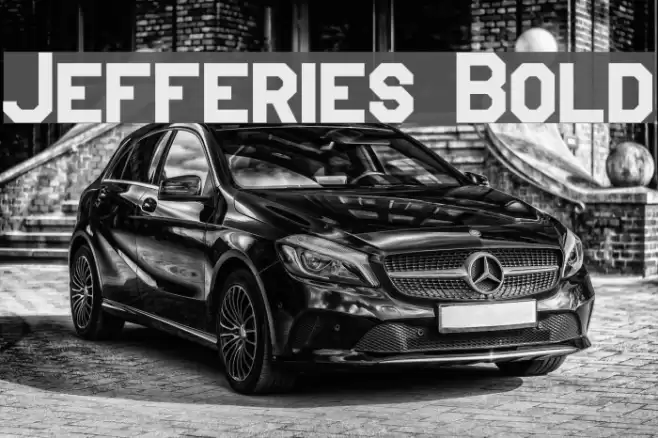 Jefferies Bold Font examples