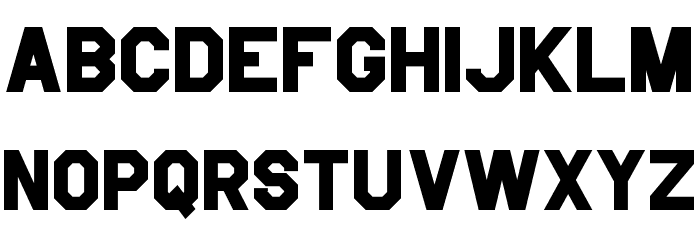 Jefferies Bold Font LOWERCASE