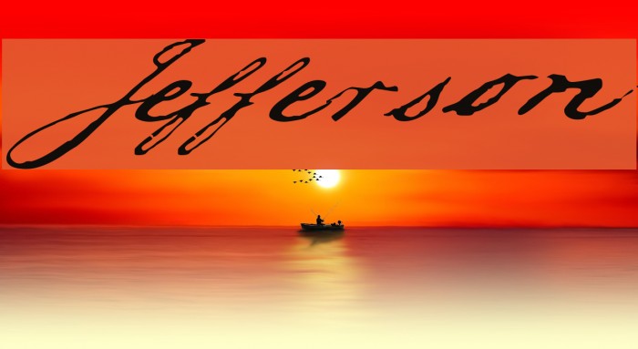 Jefferson Font examples