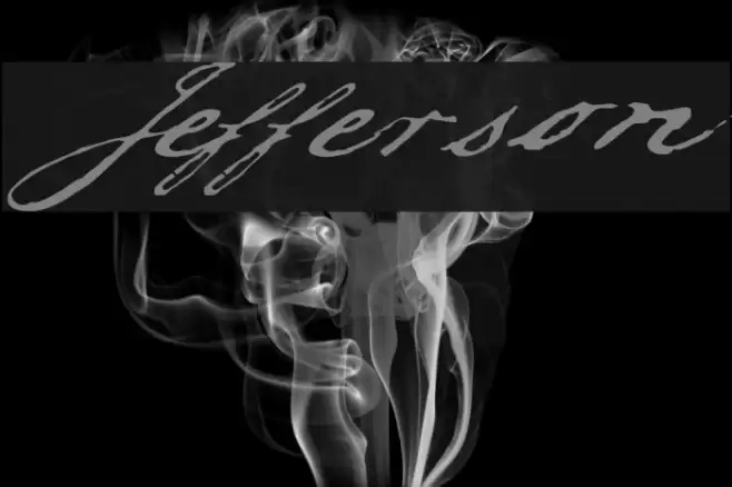 Jefferson フォント examples