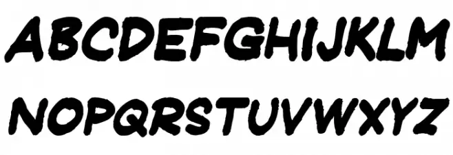 JeffreyPrint JL Bold Italic Fonte MAIÚSCULAS