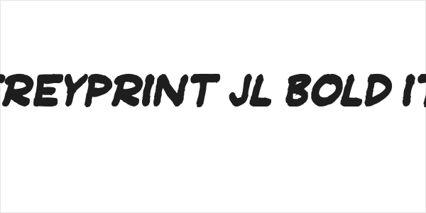 JeffreyPrint JL Bold Italic Logo