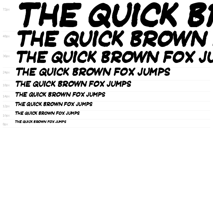 JeffreyPrint JL Bold Italic Waterfall