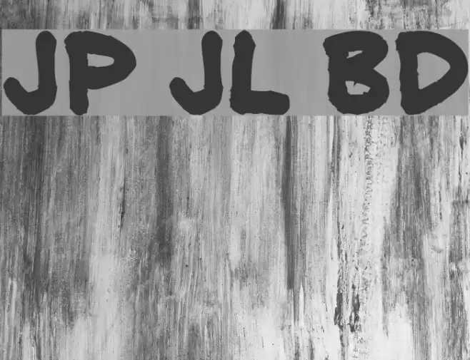 JeffreyPrint JL Bold Font examples