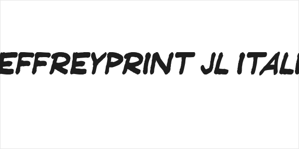 JeffreyPrint JL Italic Logo