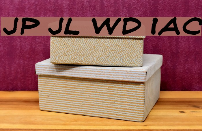 JeffreyPrint JL Wide Italic Font examples