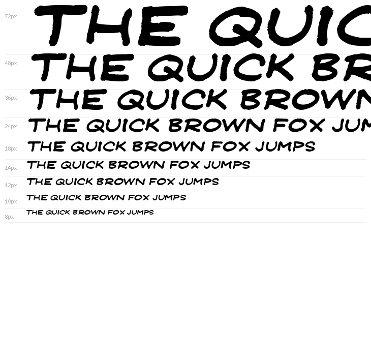 JeffreyPrint JL Wide Italic Waterfall