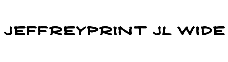 JeffreyPrint JL Wide Font