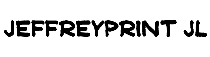 JeffreyPrint JL Font