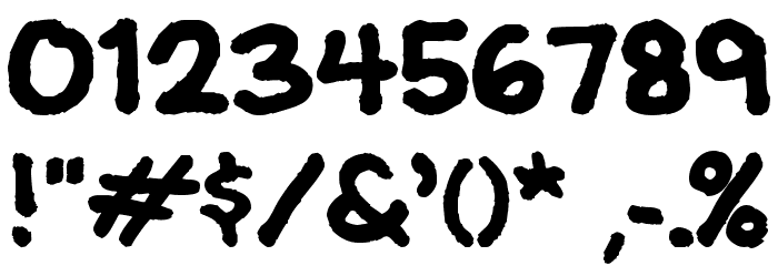 JeffreyPrint JL Font OTHER CHARS