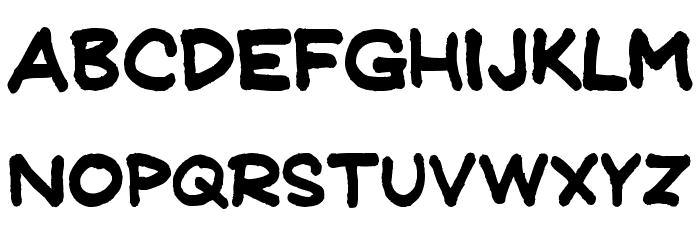 JeffreyPrint JL Font LOWERCASE