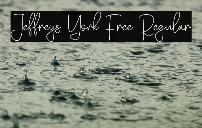 Jeffreys York Free Regular Example 1