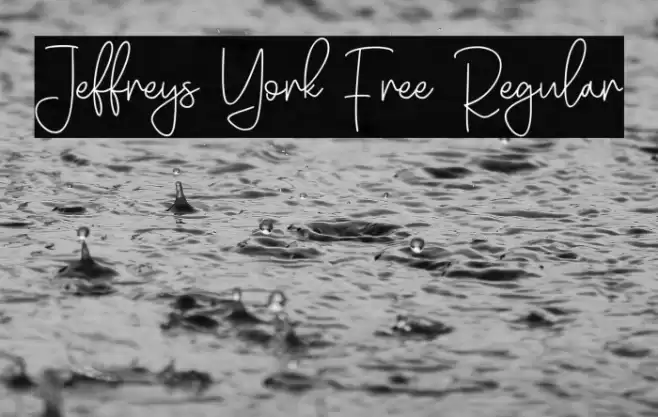 Jeffreys York Free Regular Font examples