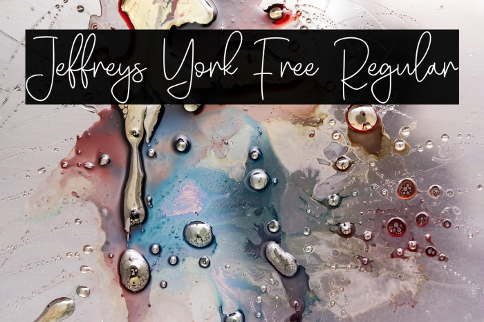 Jeffreys York Free Regular Example 2