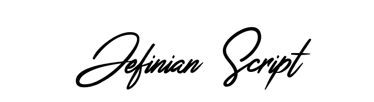 Jefinian Script  font caratteri gratis