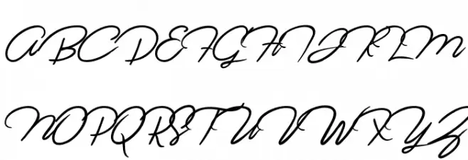 Jefinian Script خط أحرف كبيرة