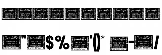 Jefith Stamp Personal Use Font OTHER CHARS