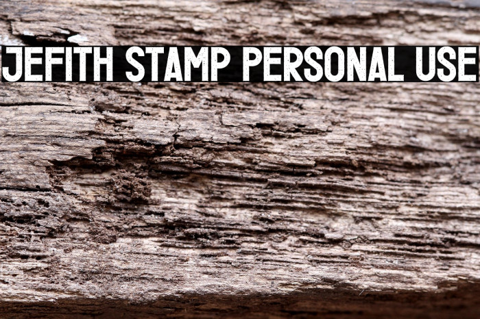 Jefith Stamp Personal Use Example 1