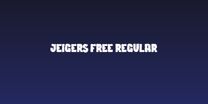 Jeigers Free Regular Social Header