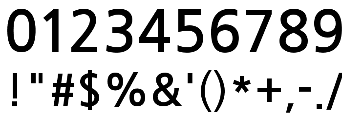 JejuGothic Font OTHER CHARS
