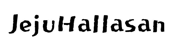 JejuHallasan Font