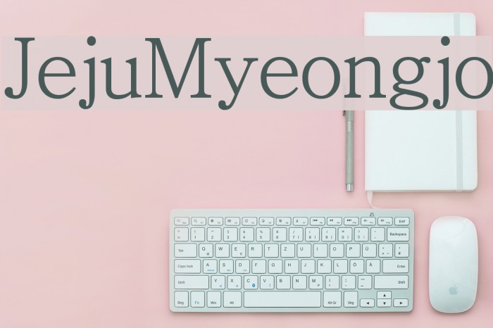 JejuMyeongjo Font examples
