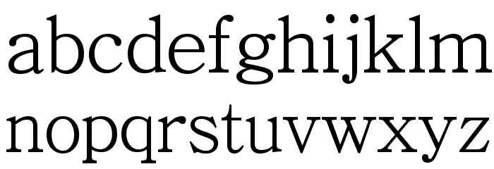 JejuMyeongjo Font LOWERCASE