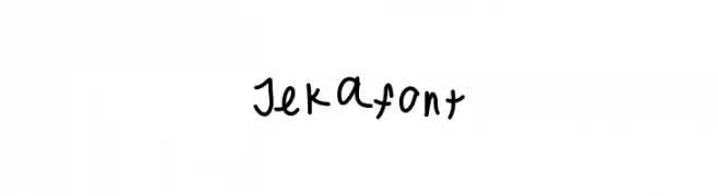 Jekafont  Frei Schriftart Herunterladen