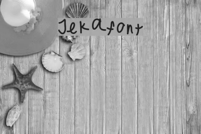 Jekafont Font examples