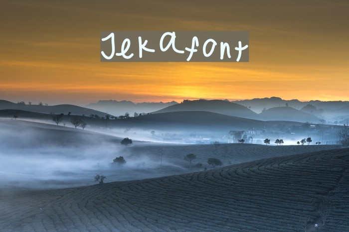 Jekafont Example 3