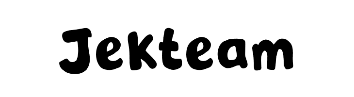 Jekteam  font caratteri gratis