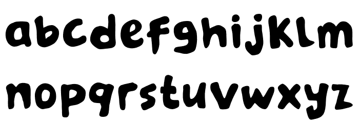 Jekteam Font LOWERCASE