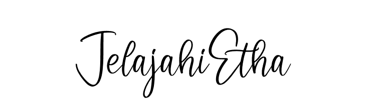 Jelajahi Etha  Frei Schriftart Herunterladen