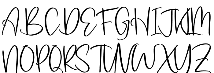 Jelajahi Etha Font UPPERCASE