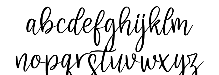Jelajahi Etha Font LOWERCASE