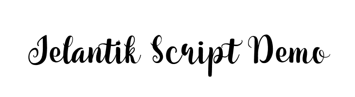 Jelantik Script Demo  Frei Schriftart Herunterladen
